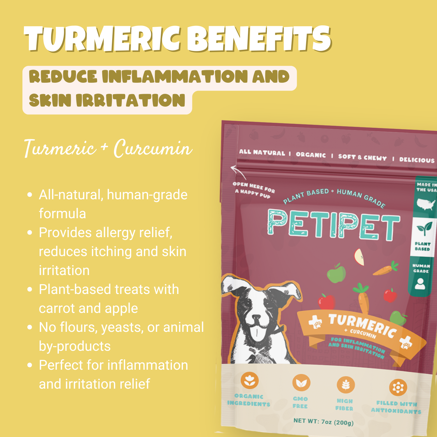 Tumeric orders dog treats