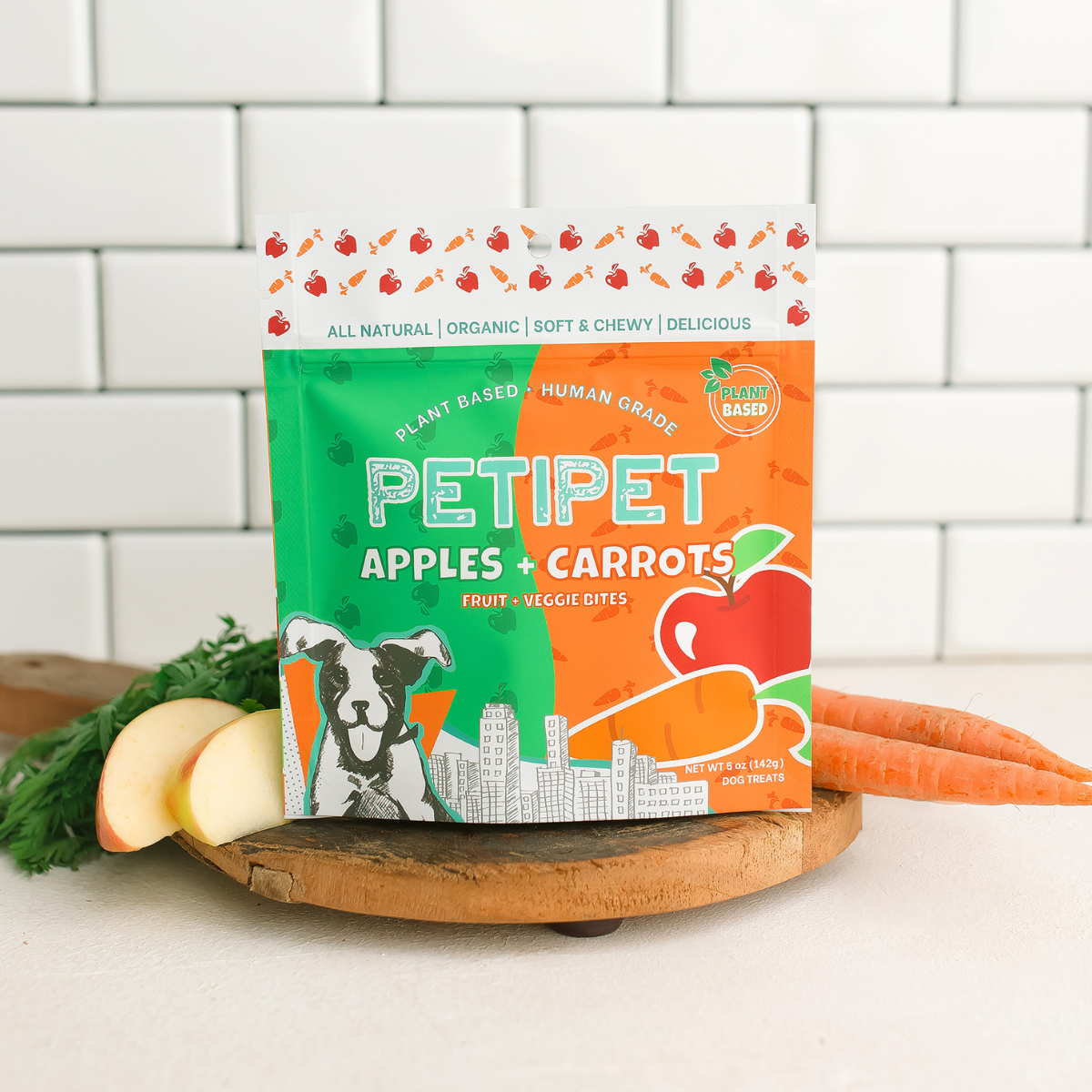 Apples + Carrots Whole Food Dog Treat | Petipet