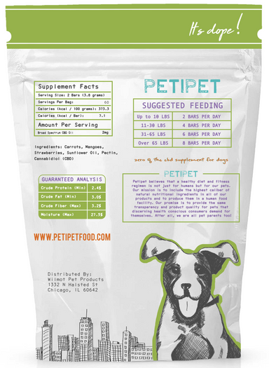 HEMP BARS Petipet