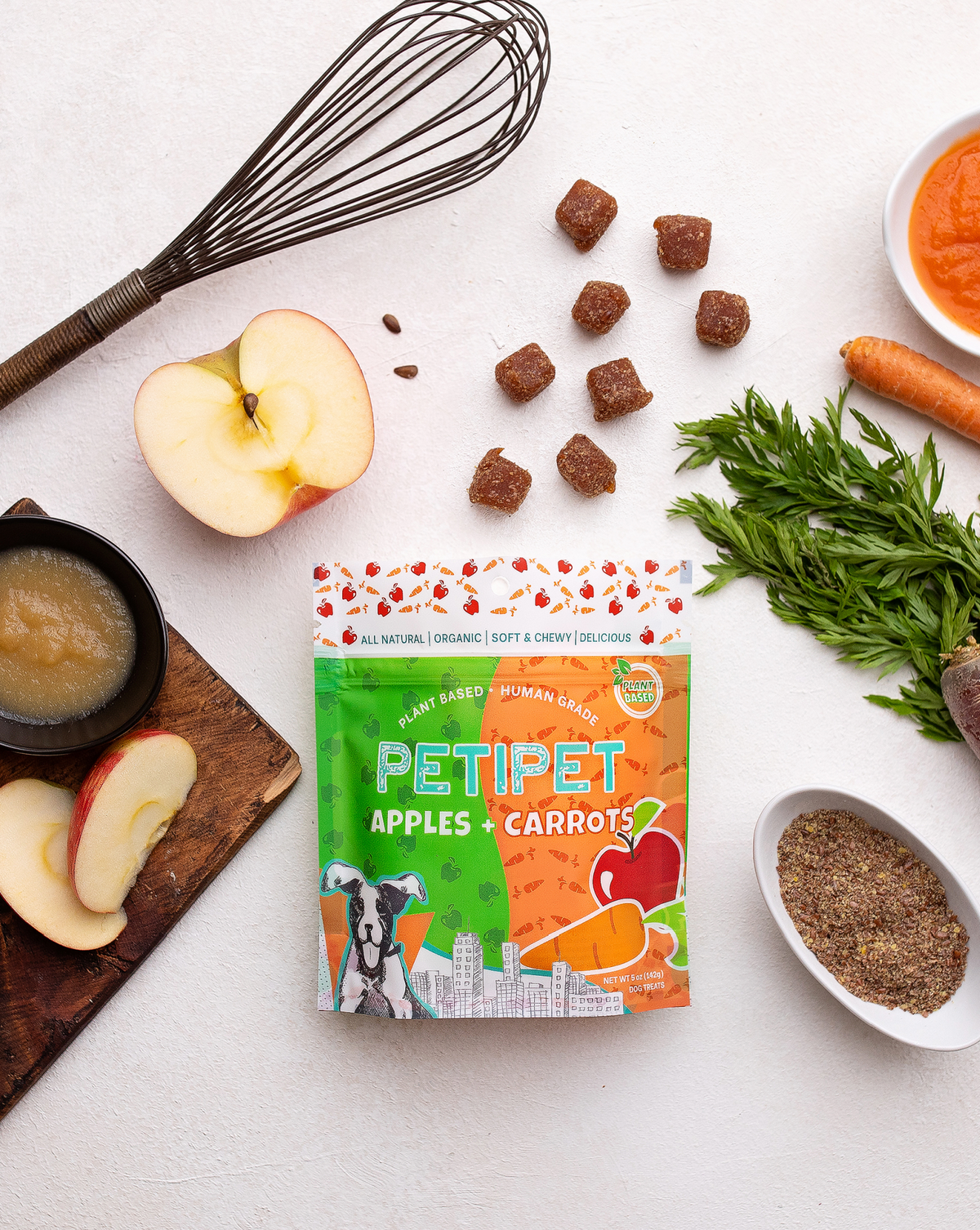 Apples Carrots Whole Food Dog Treat Petipet
